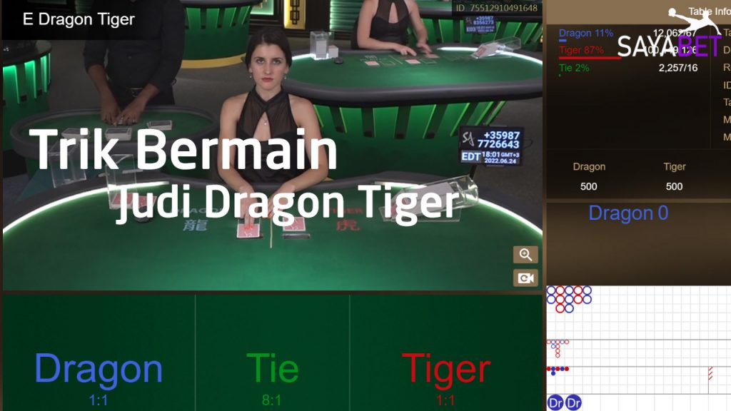 trik bermain judi dragon tiger online